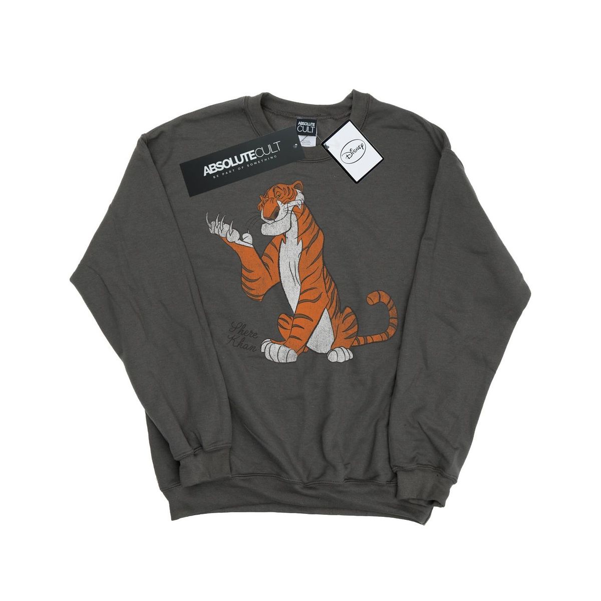 Disney - "The Jungle Book Classic Shere Khan" Sweatshirt für Herren (Holzkohle)