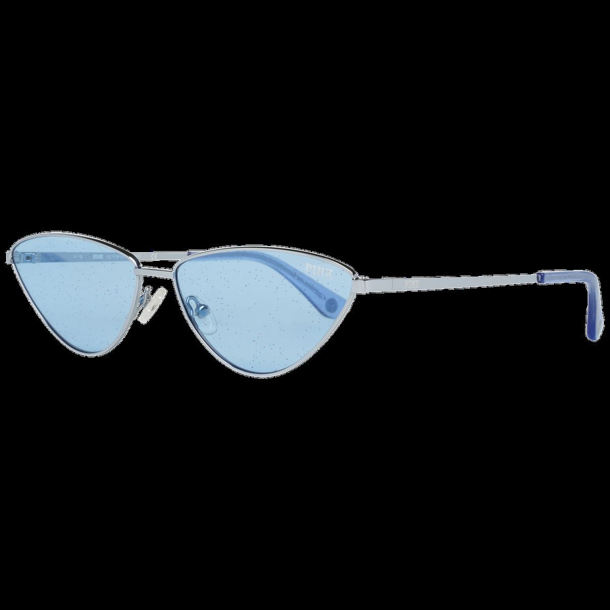 Cat-Eye Sonnenbrille mit blauen Gläsern