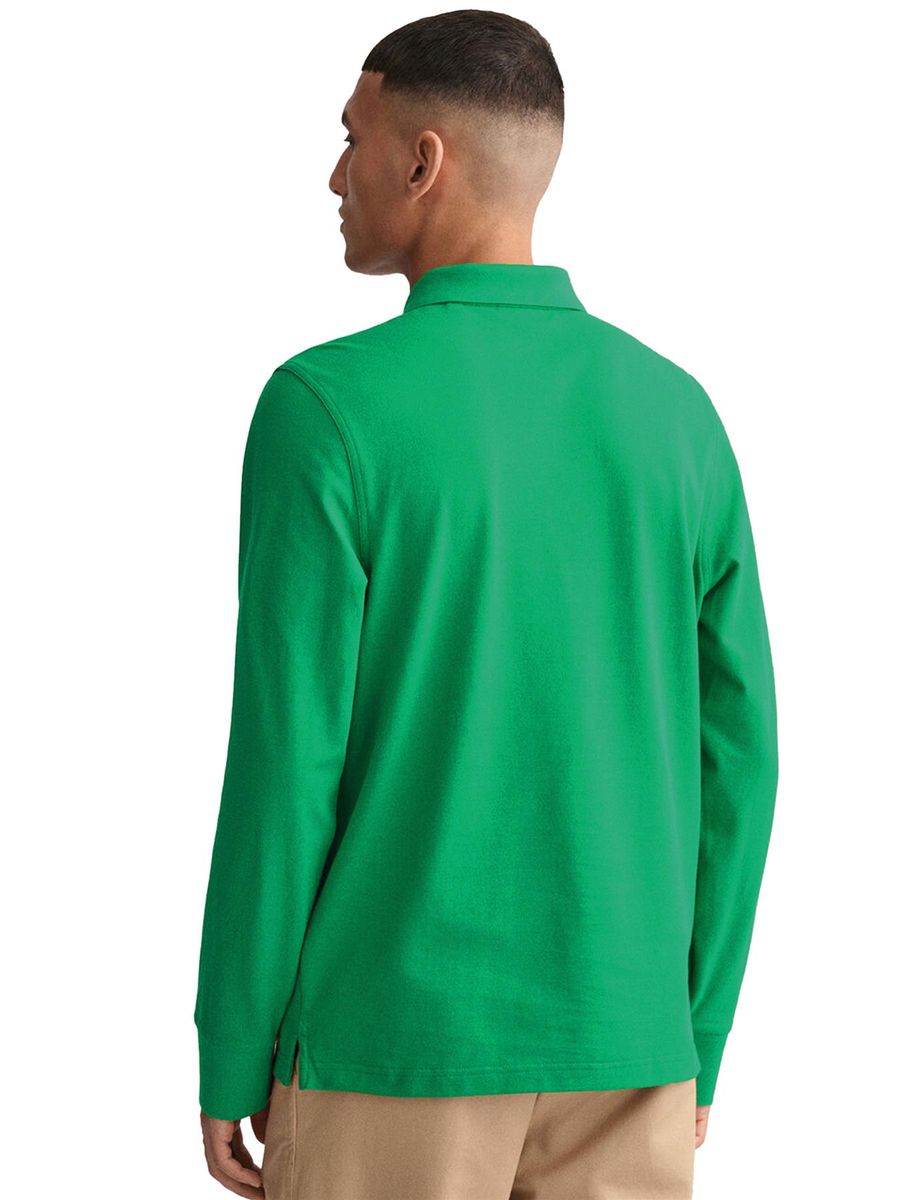 Klassisches Langarm-Poloshirt