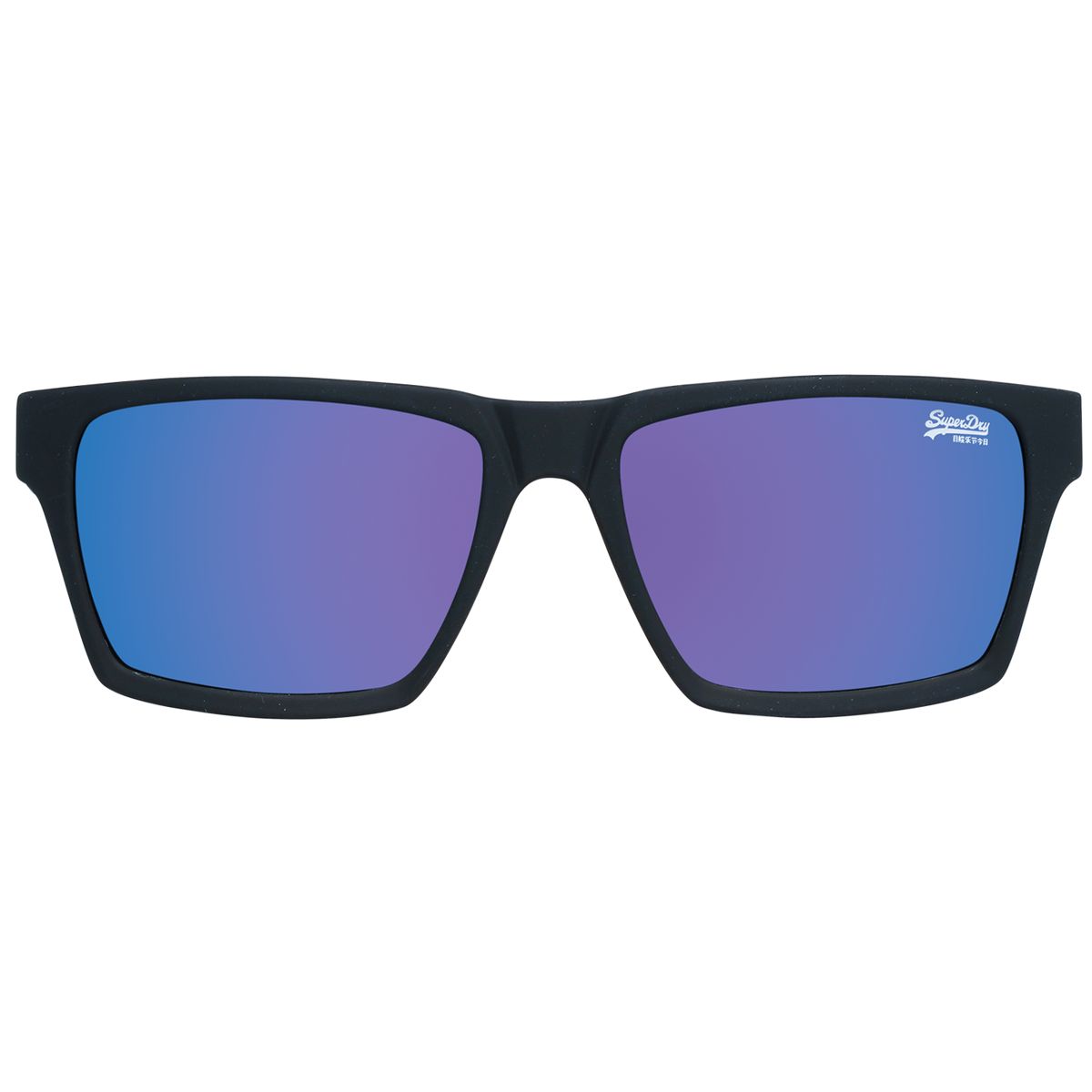 Rechteckige gummierte polarisierte Sonnenbrille