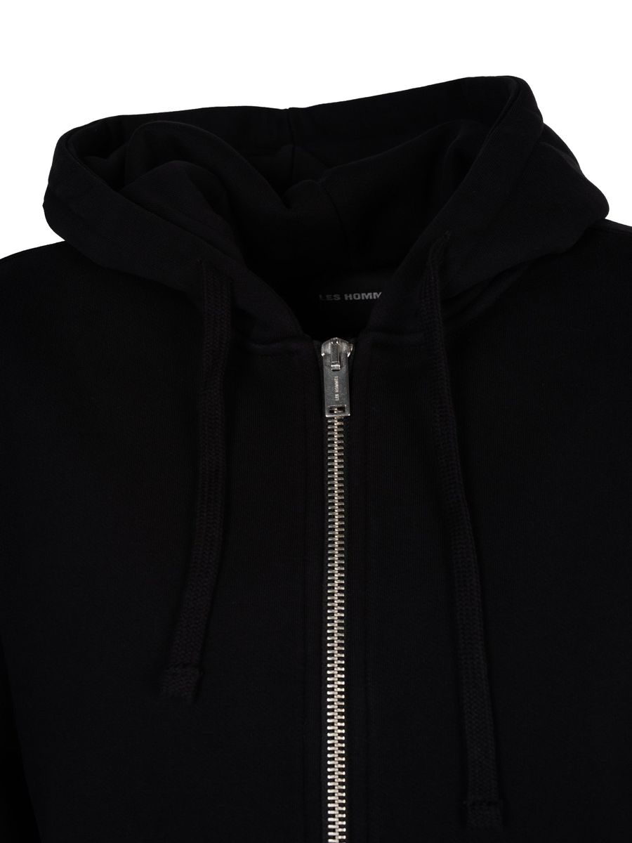Minimalistischer Kapuzenpullover mit Reißverschluss