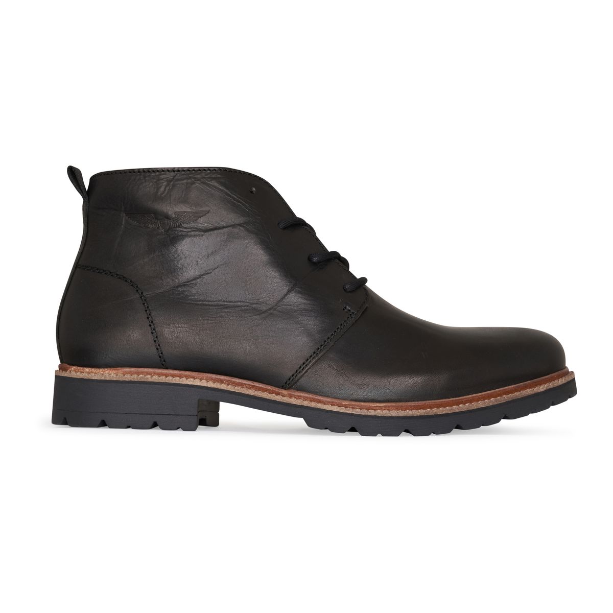 Klassischer Chukka-Stiefelette aus Leder