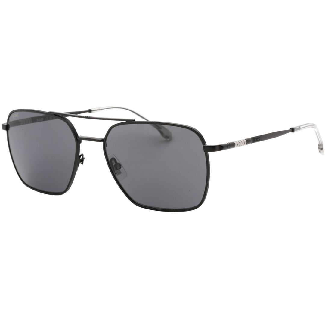 Moderne quadratische Doppelsteg-Sonnenbrille