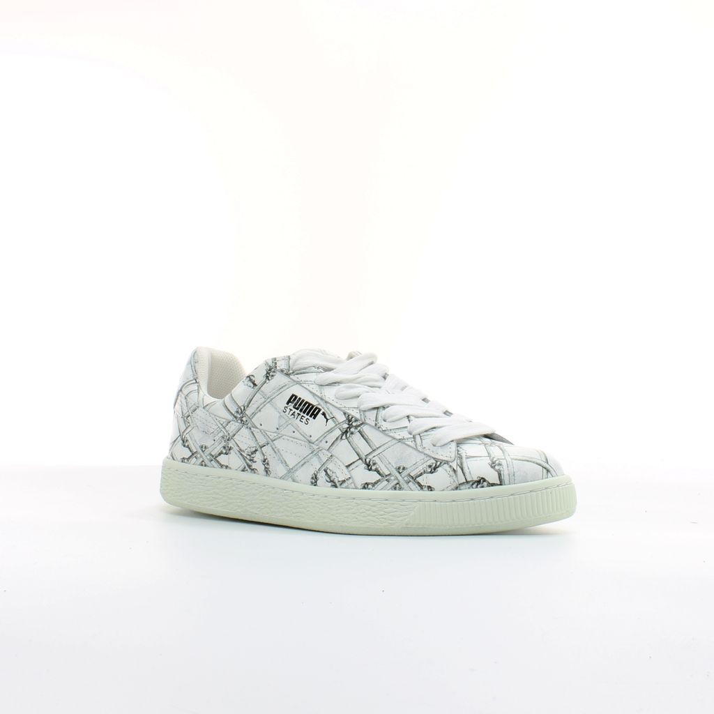 Leder-Sneaker mit SWASH London Print