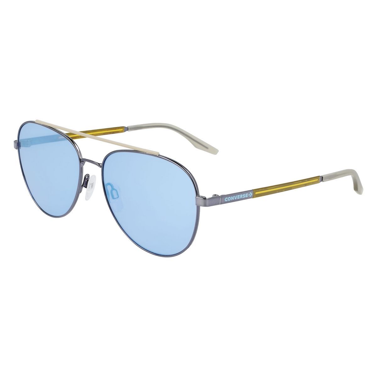 Aviator Sonnenbrille mit blauen Gläsern