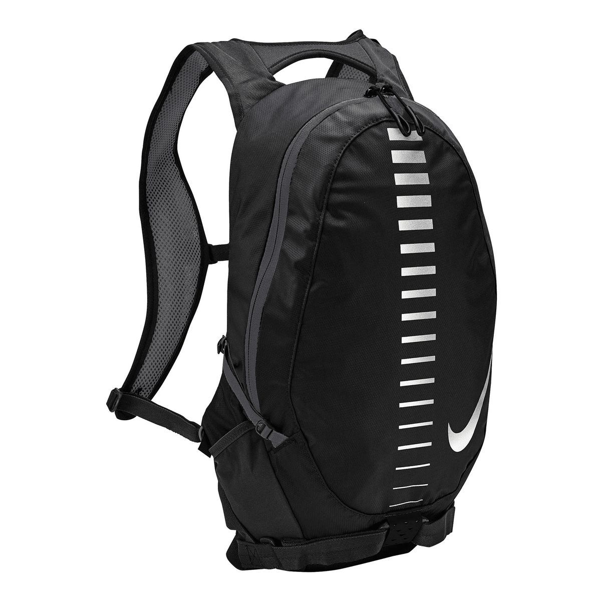 Nike Run Pendlerrucksack (Schwarz/Silber)
