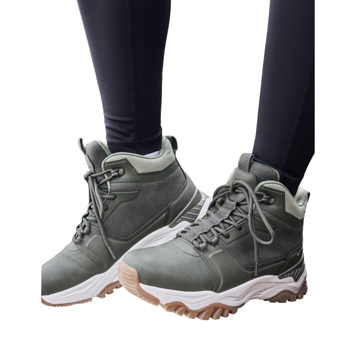 Mountain Warehouse - Damen Wanderstiefel "Sierra" (Khakigrün)