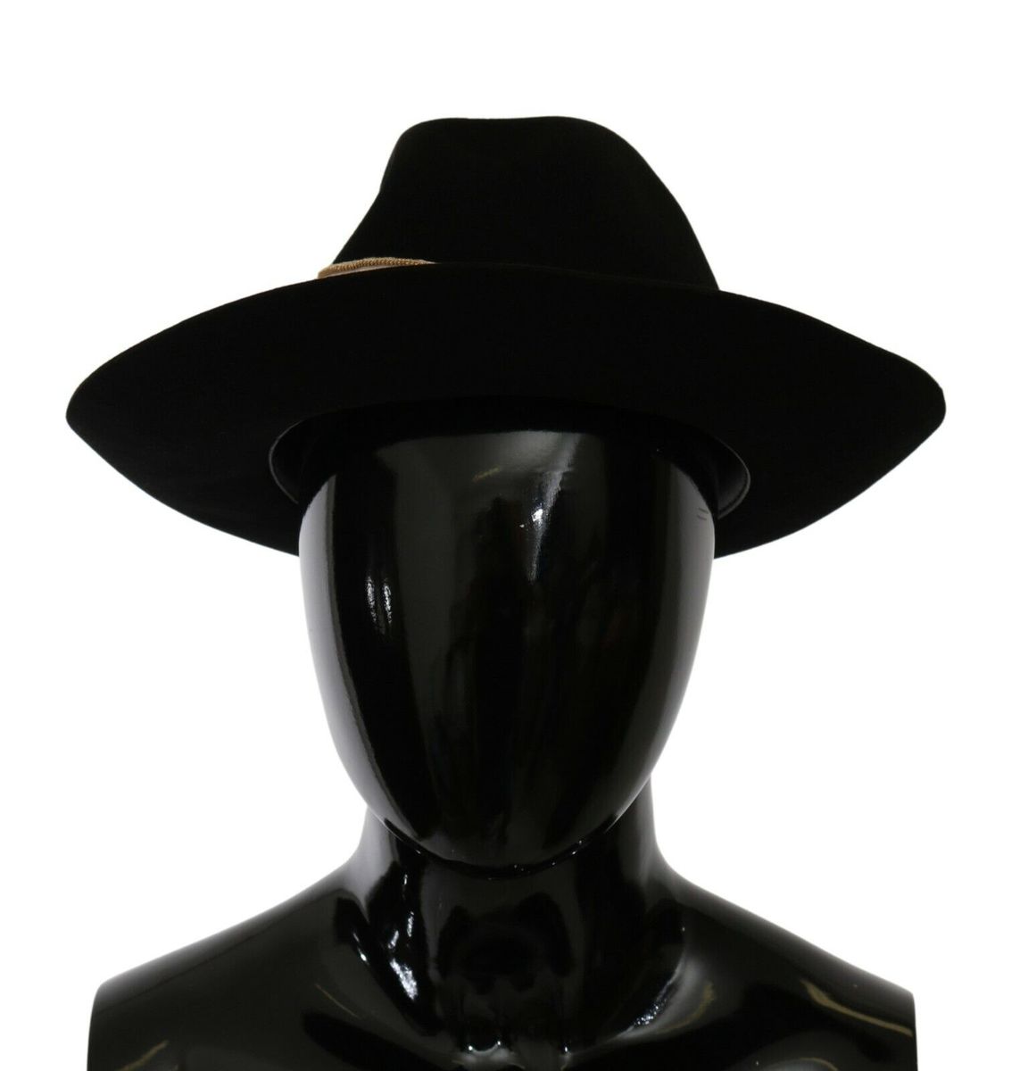Dolce & Gabbana Damen Schwarzer Breiter Hut