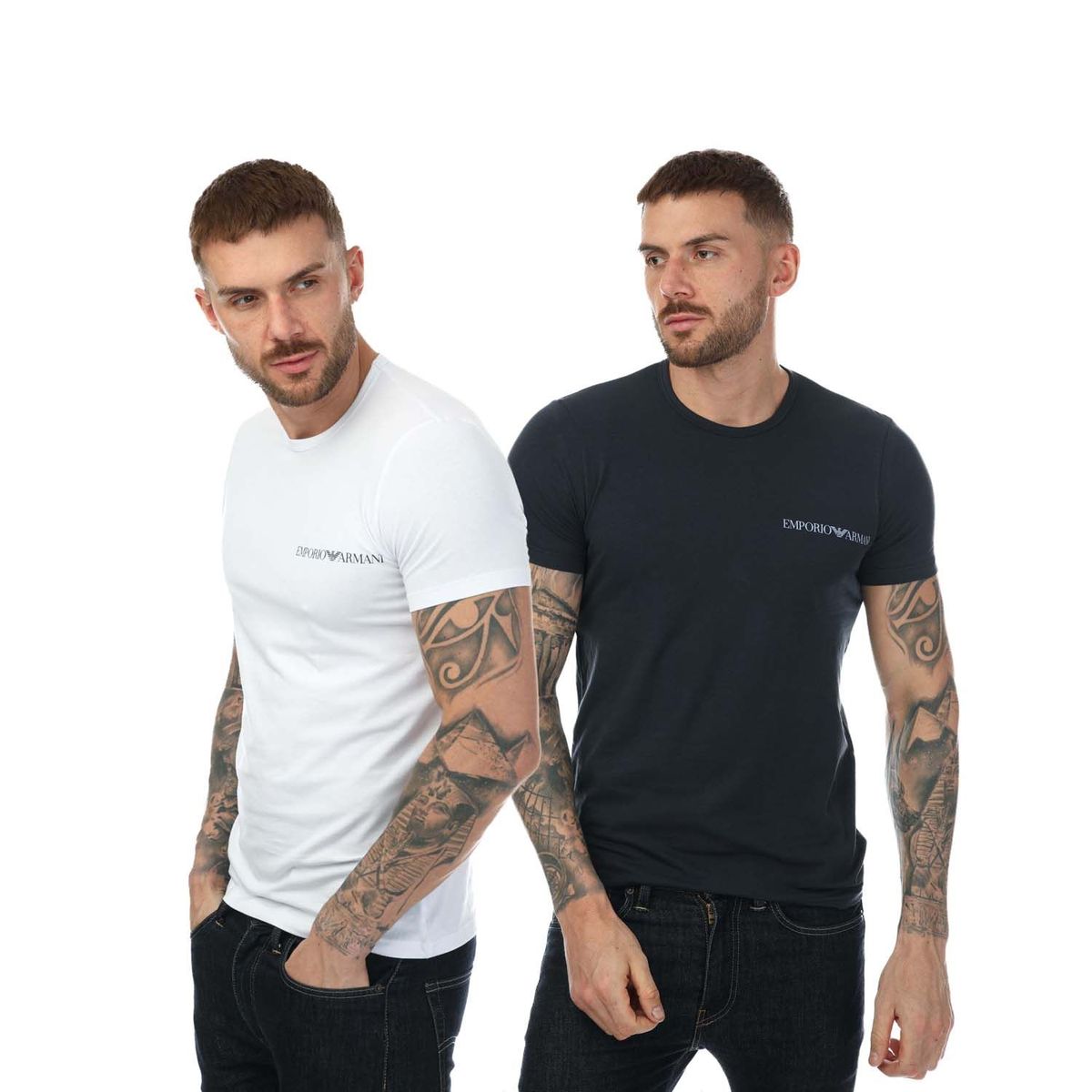 Emporio Armani Logo Rundhals T-Shirt Set