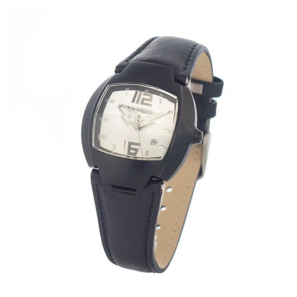 Moderne Damen Quarzuhr mit Lederarmband
