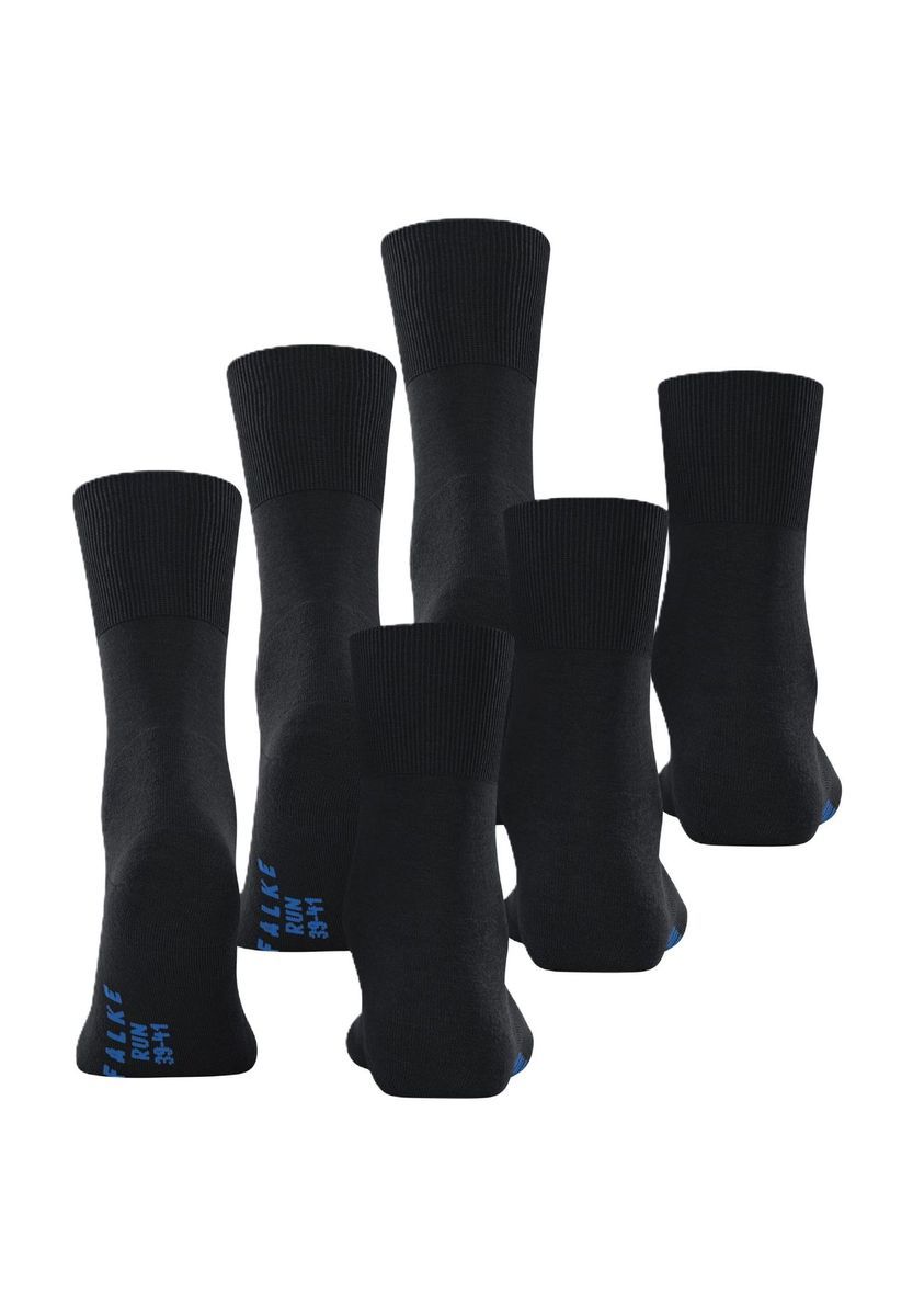 Schwarze Knöchelsocken aus Baumwollmischung, Mehrfachpack