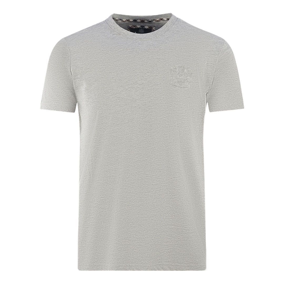 T-Shirt mit tonalem Logo und Rundhalsausschnitt