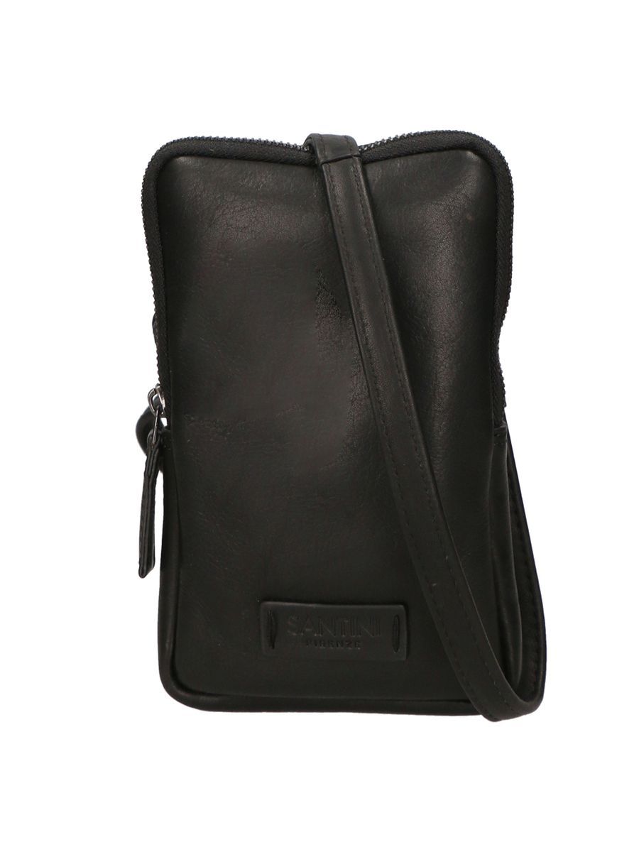 Kleine Umhängetasche für Handy aus Leder