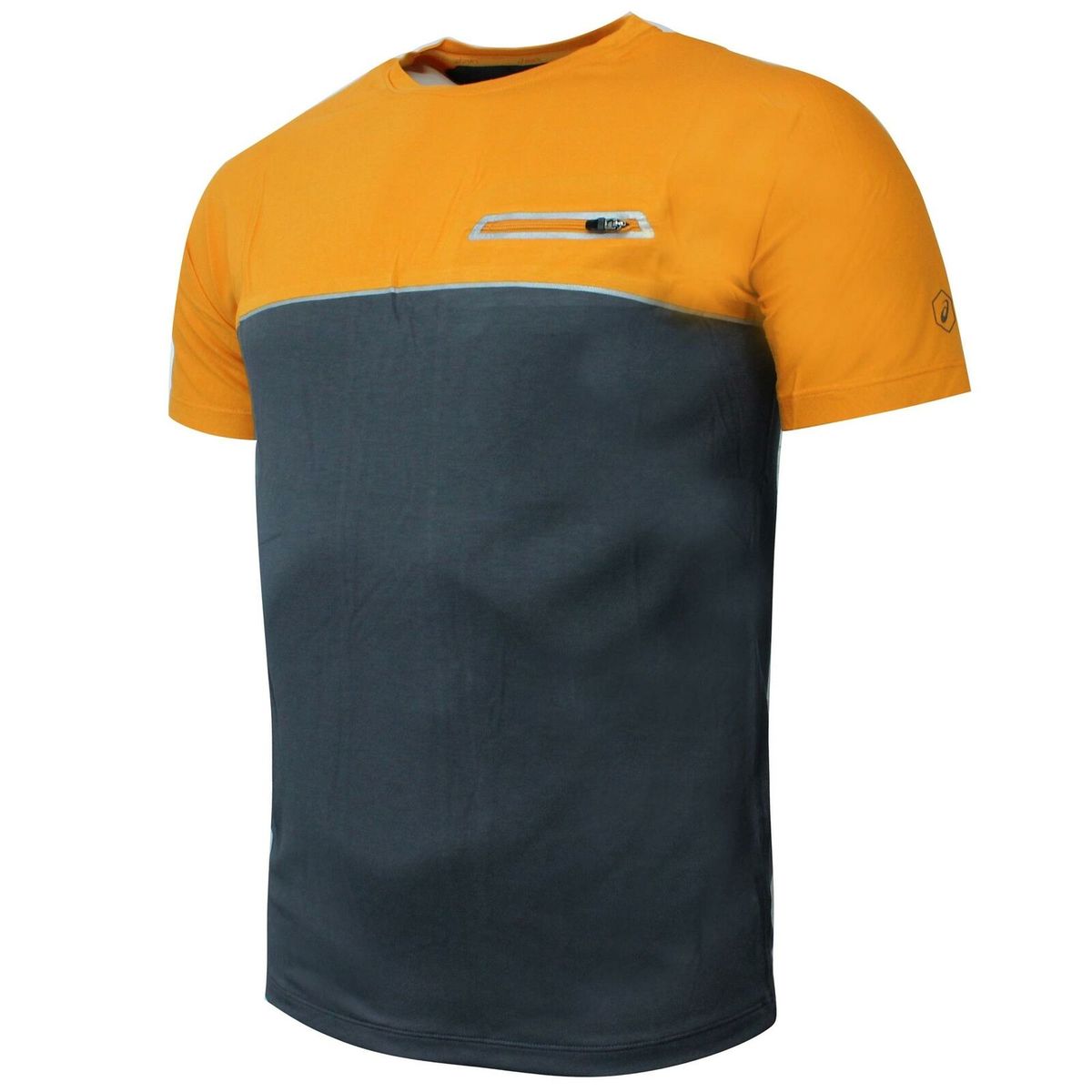 Herren Zweifarbige Reflektierendes T-Shirt