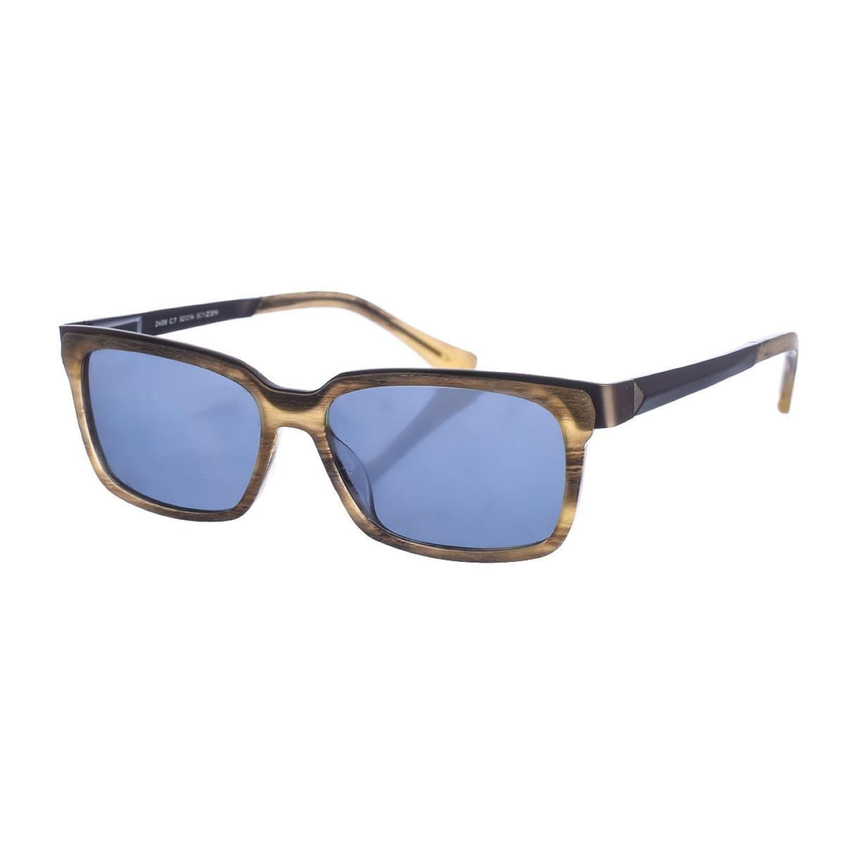 Quadratische Sonnenbrille aus Acetat und Metall
