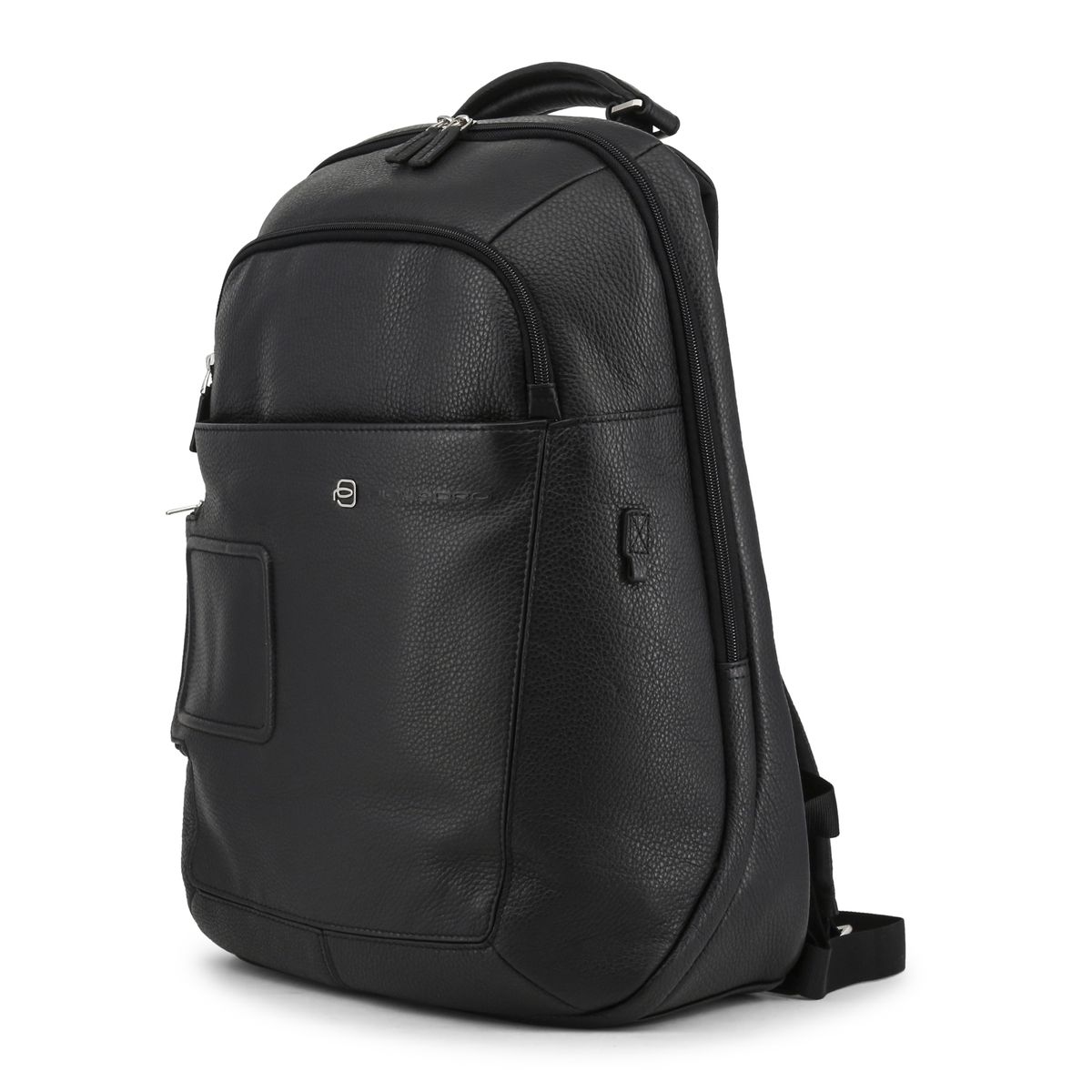 Professioneller Rucksack aus genarbtem Leder