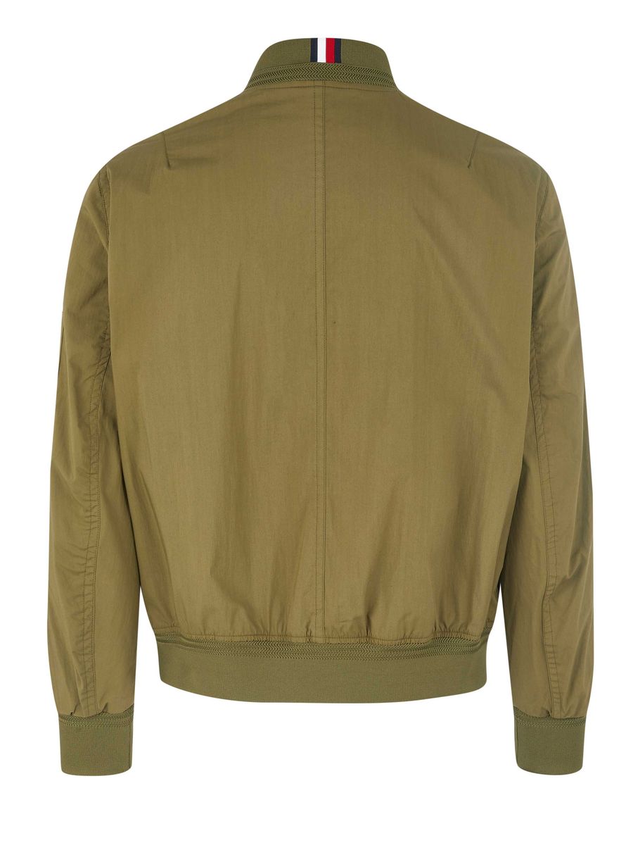 Klassische Bomberjacke mit Reißverschluss