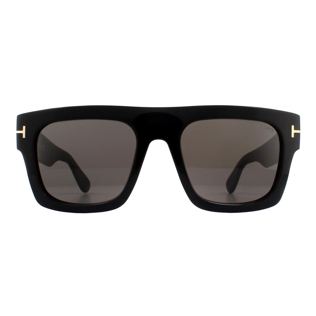 Markante Sonnenbrille mit eckigem Rahmen