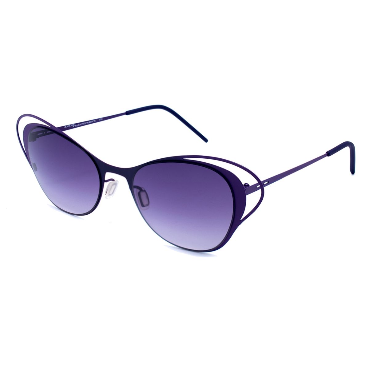 Cat-Eye-Sonnenbrille mit Metallrahmen