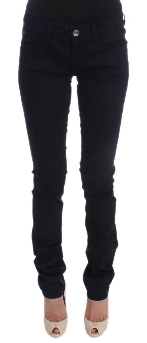 Dunkelblaue Slim Fit Jeans