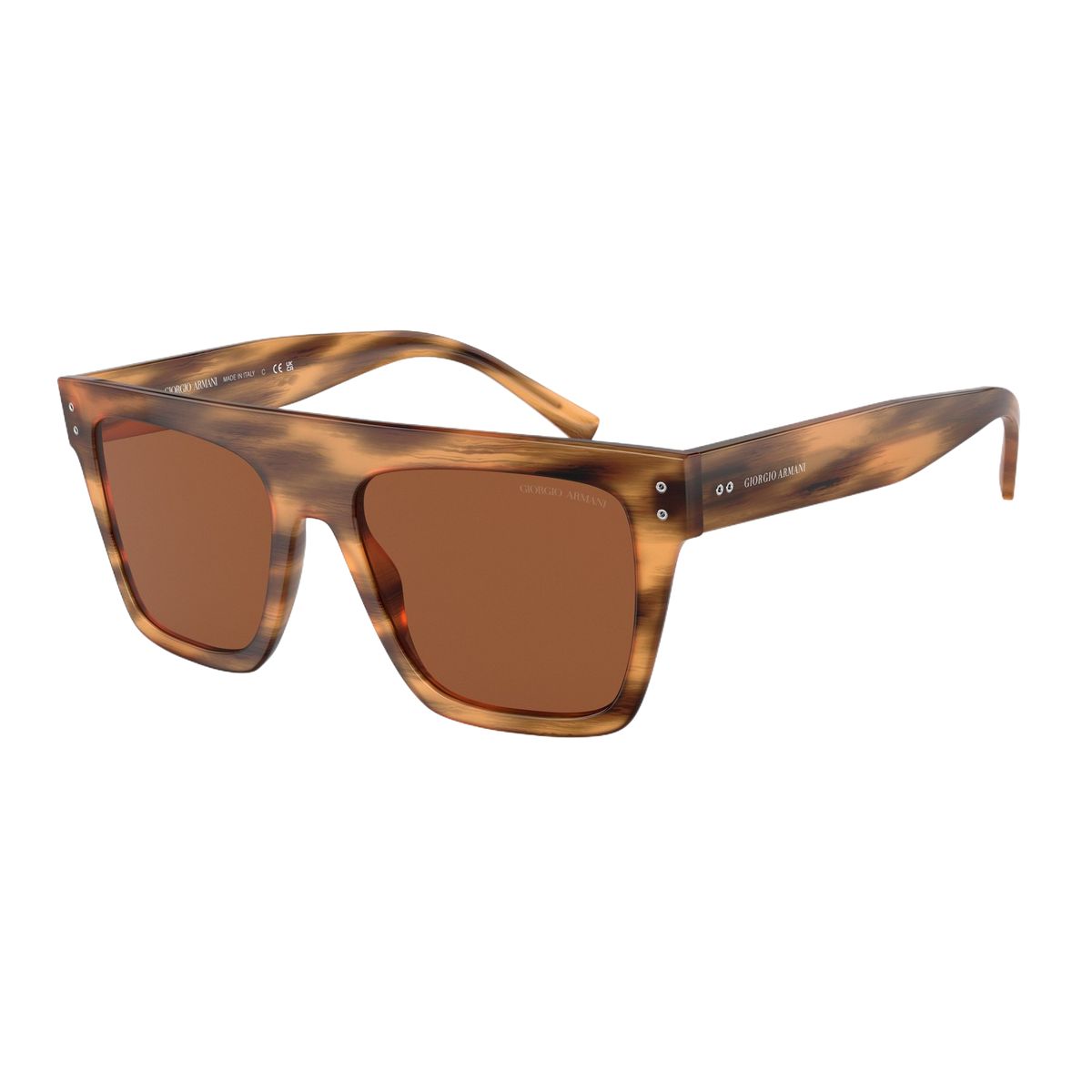 Unisex Sonnenbrille mit quadratischem Rahmen