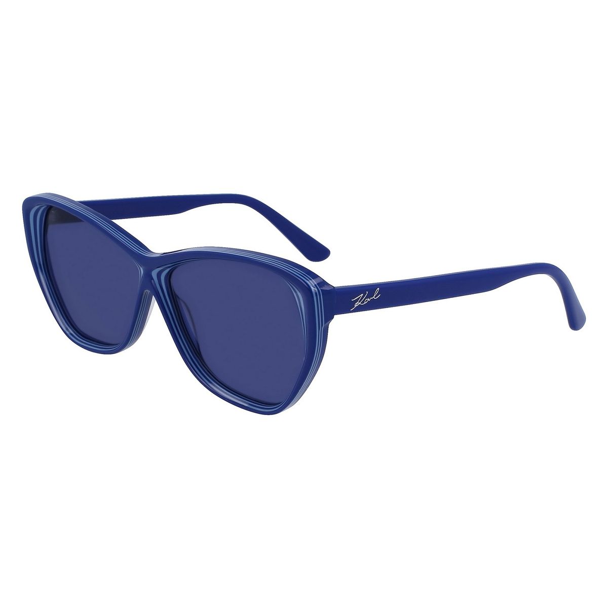 Cat-Eye Sonnenbrille mit Signatur-Detail