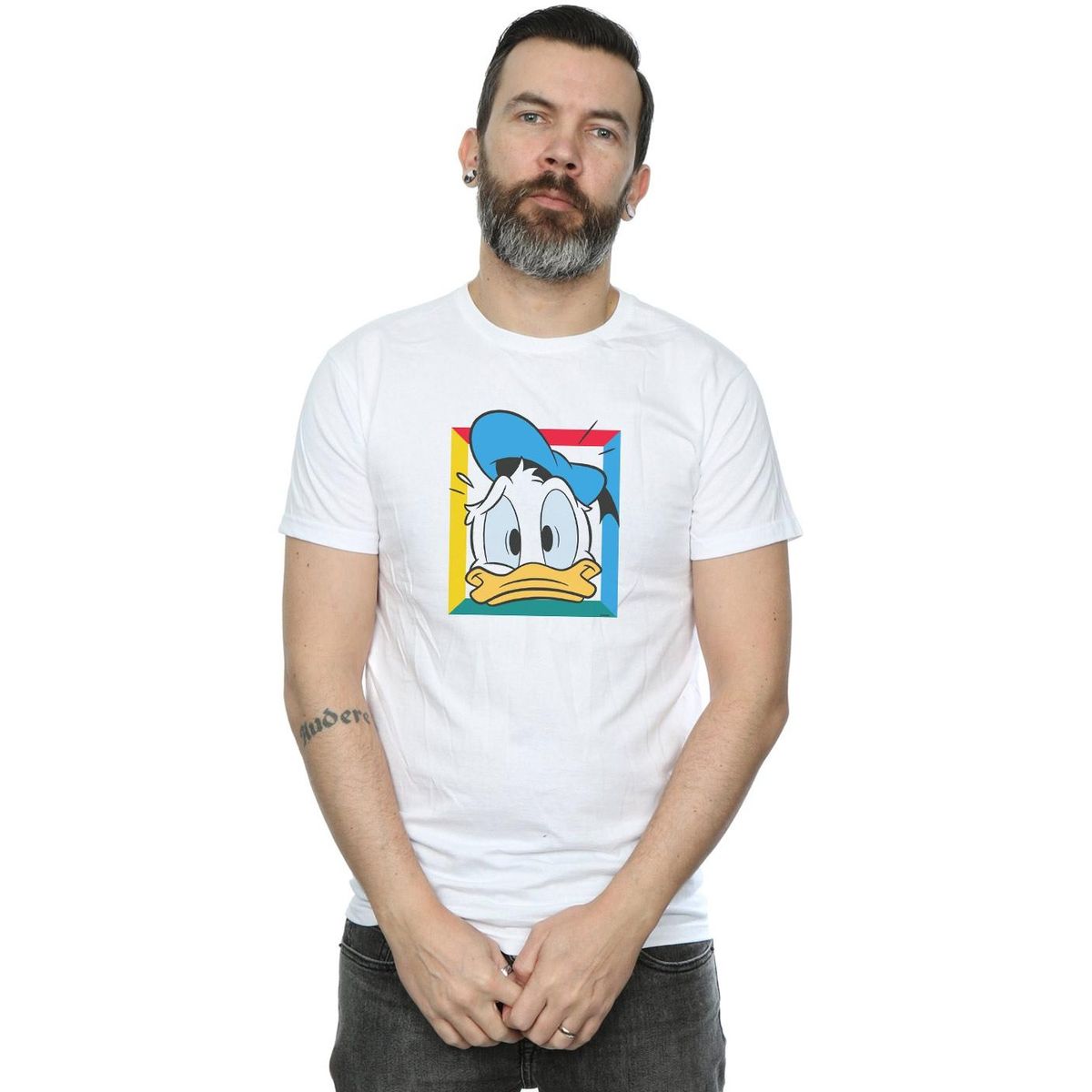 Grafik-T-Shirt mit panischer Ente