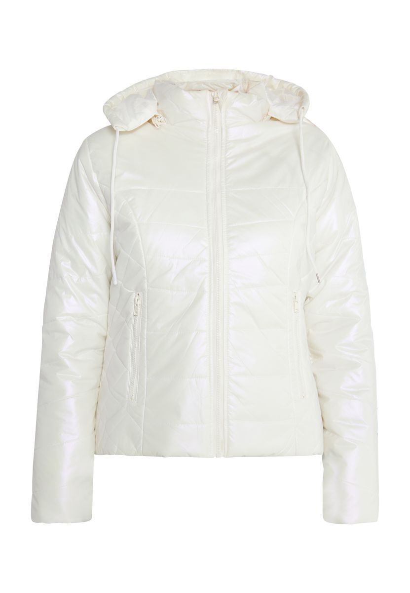 Mymo Winterjacke Damen Wollweiß