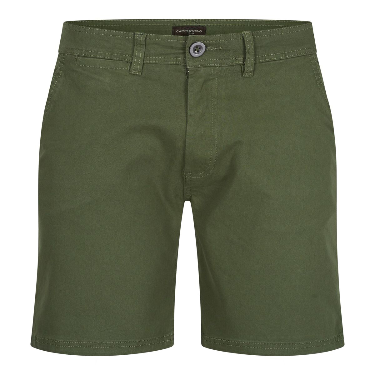 Lässige Chino Shorts Armeegrün
