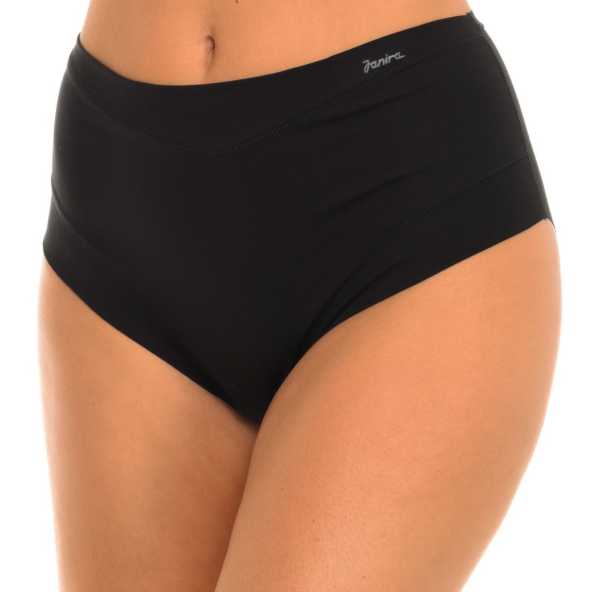 Baumwollmischung Slip mit hohem Bund