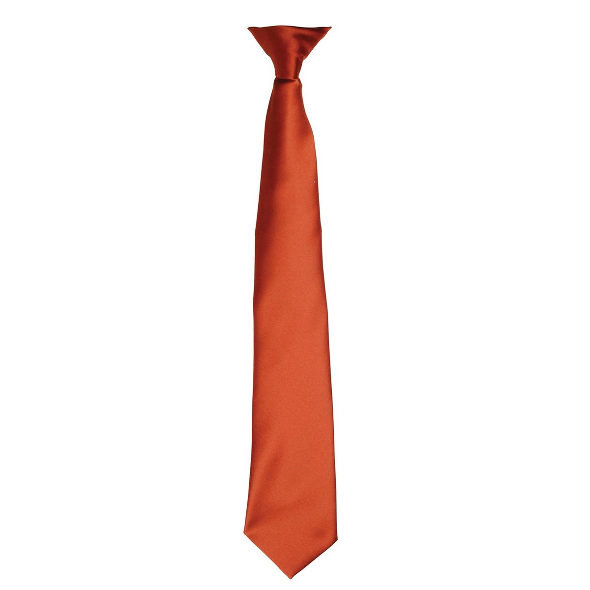 Herren Satin-Krawatte mit Clip