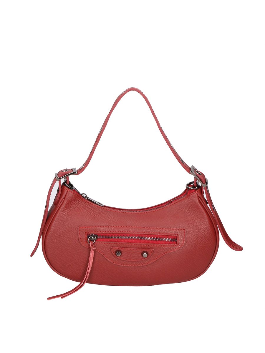 Leder-Schultertasche