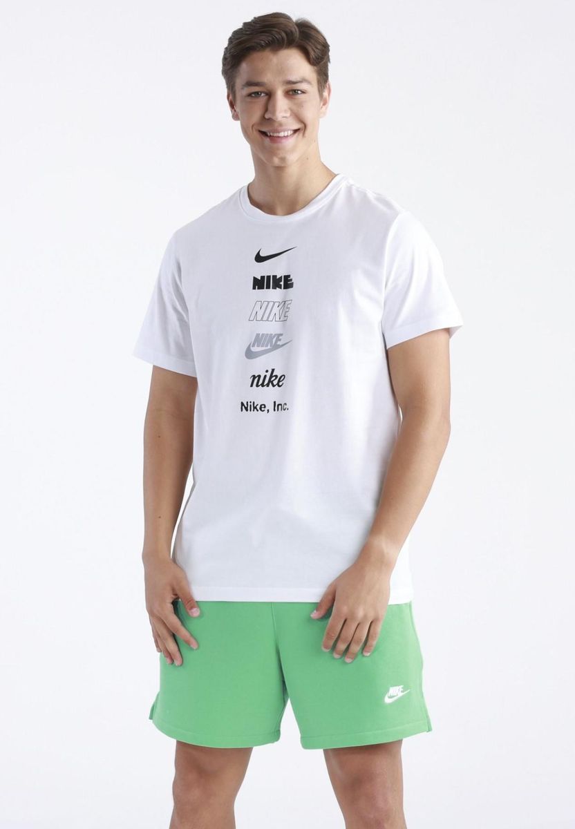 Herren T-Shirt mit kurzem Arm und Logo-Print