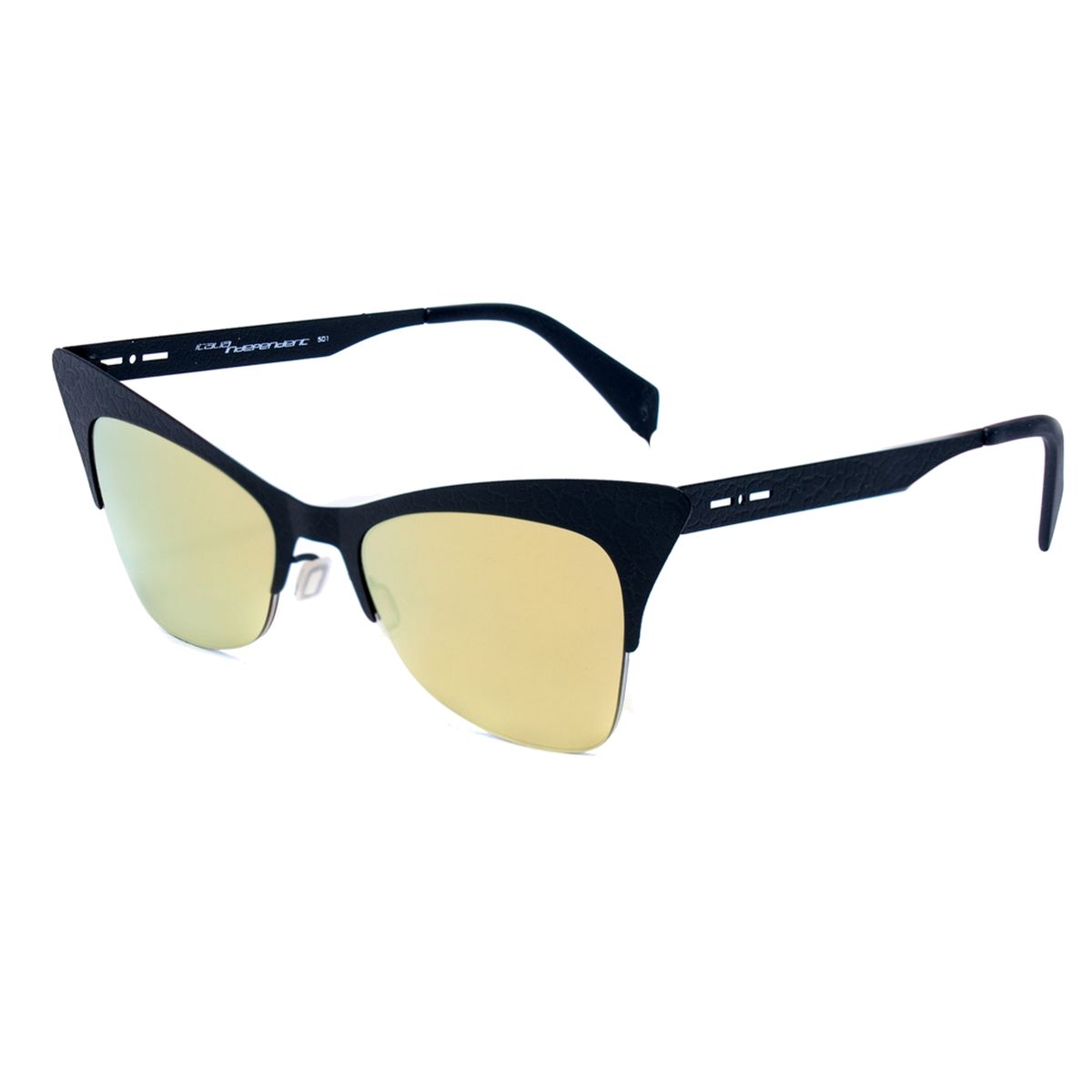 Cat-Eye Sonnenbrille mit verspiegelten Gläsern