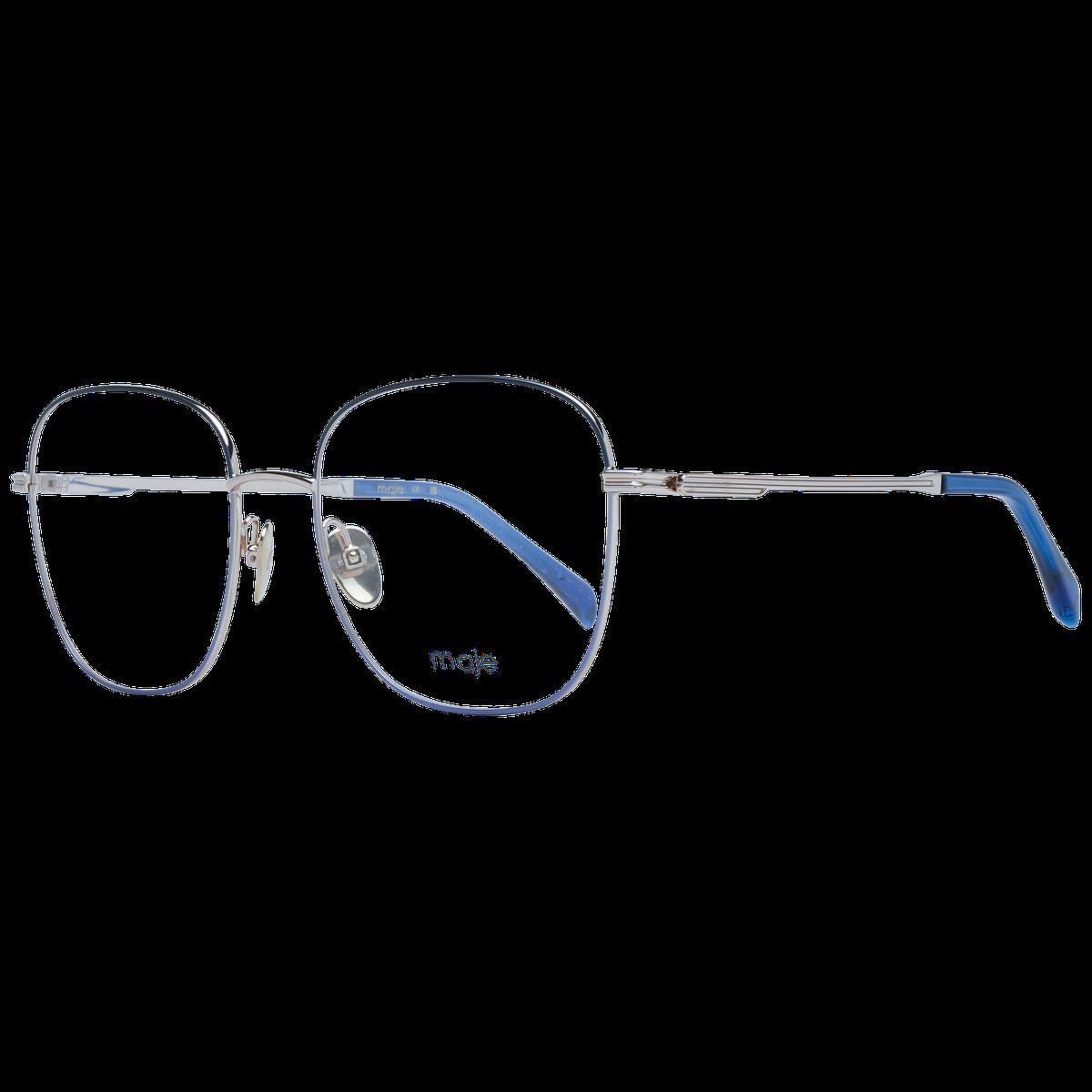 Quadratische Metallbrille mit Vollrand