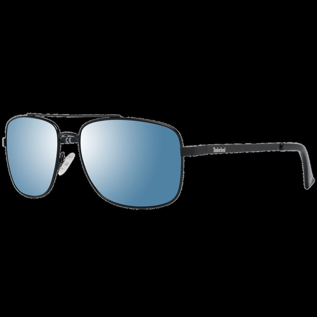 Aviator-Sonnenbrille mit blauen Spiegelgläsern