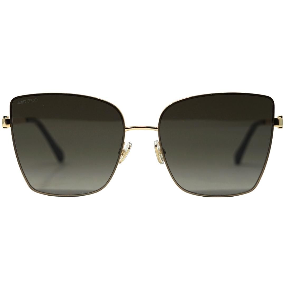 Sonnenbrille mit quadratischem Rahmen und Farbverlaufsgläsern