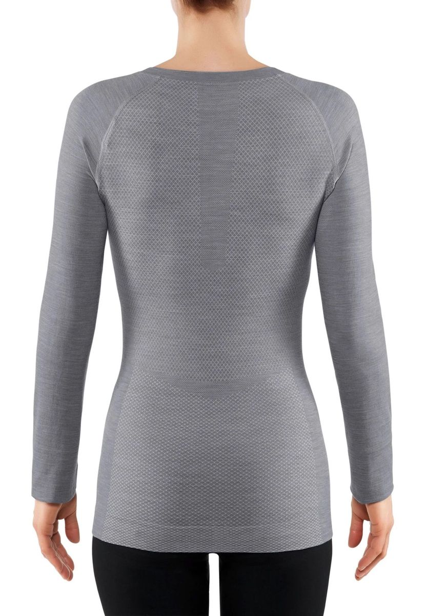 Langarmshirt aus Merinowollmischung