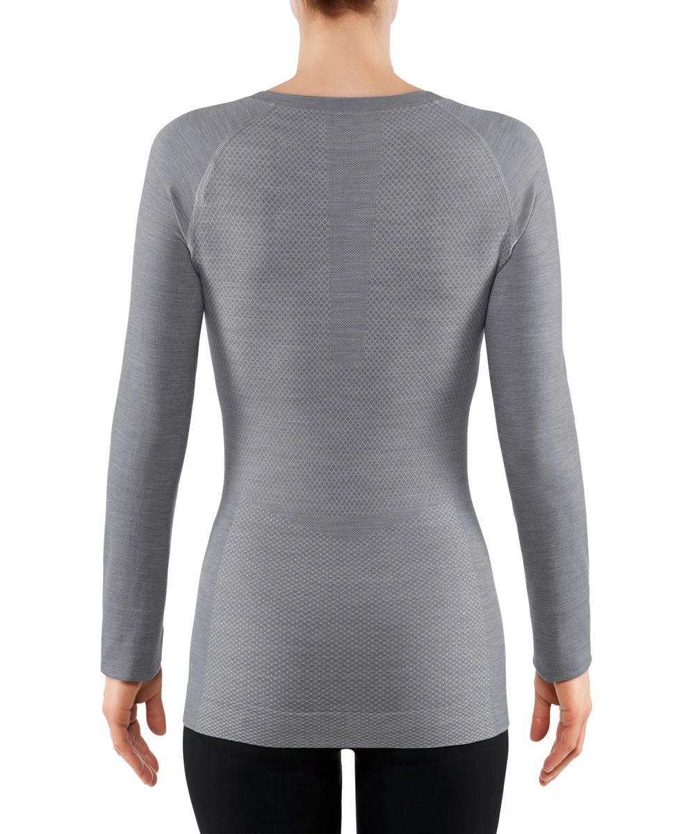 Langarmshirt aus Merinowollmischung
