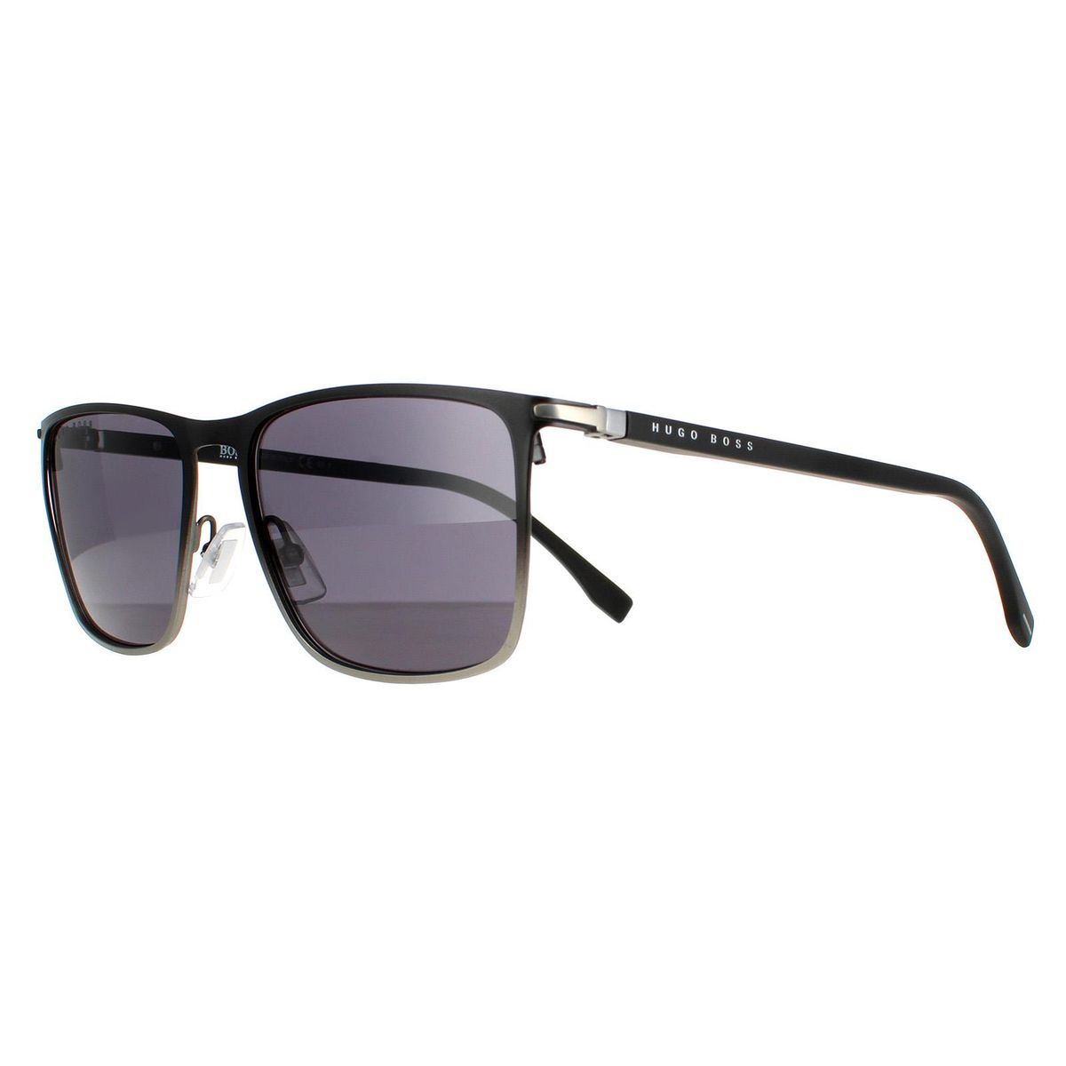 Moderne rechteckige Metallrahmen Sonnenbrille