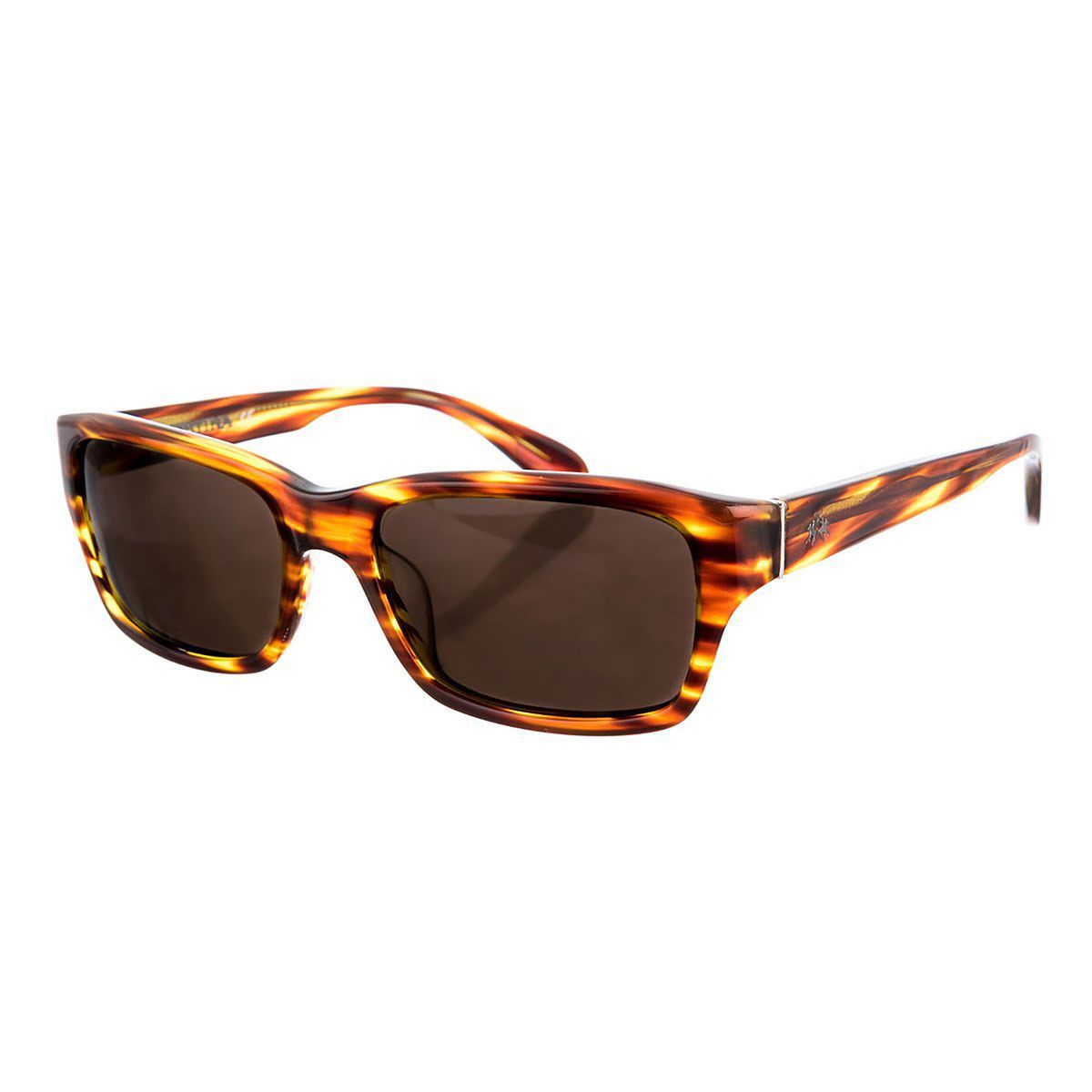 Rechteckige Sonnenbrille mit Acetatrahmen
