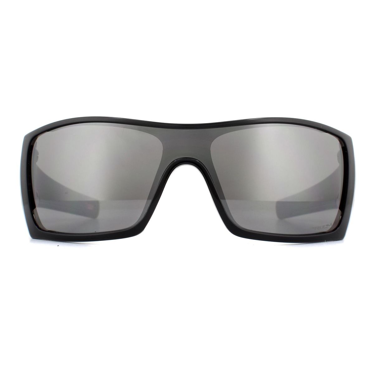 Sportliche schwarze Rechteck-Sonnenbrille