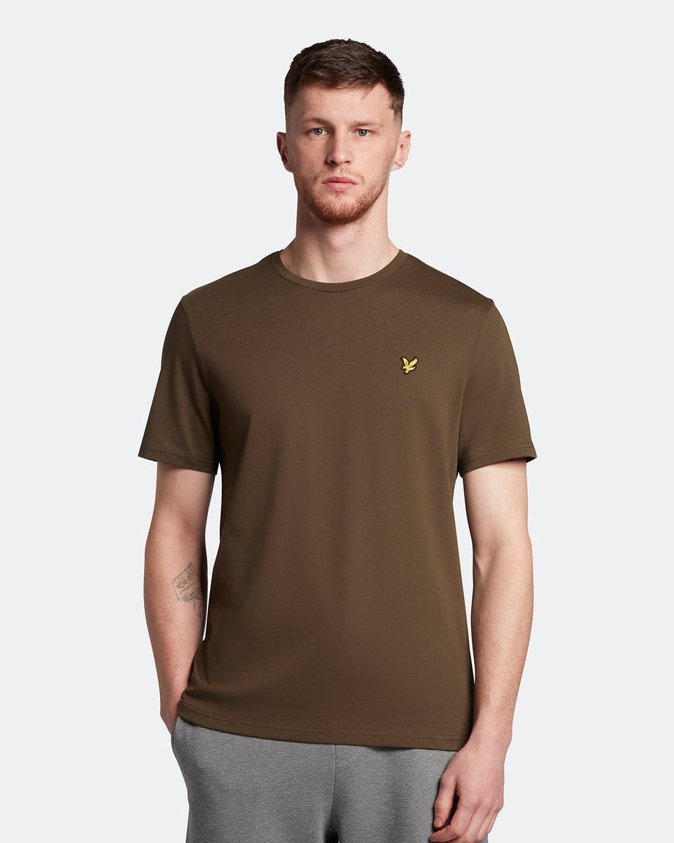 Klassisches Uni-Baumwoll-T-Shirt