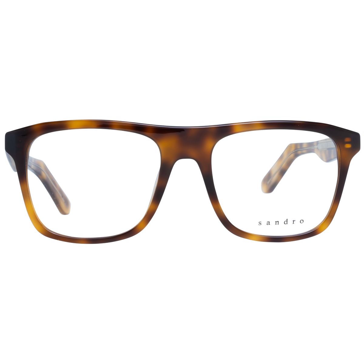 Klassische Flat-Top-Brille in Schildpatt-Optik