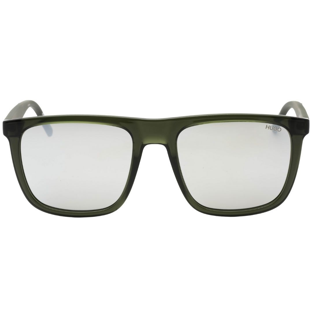 Sonnenbrille mit eckigem Rahmen