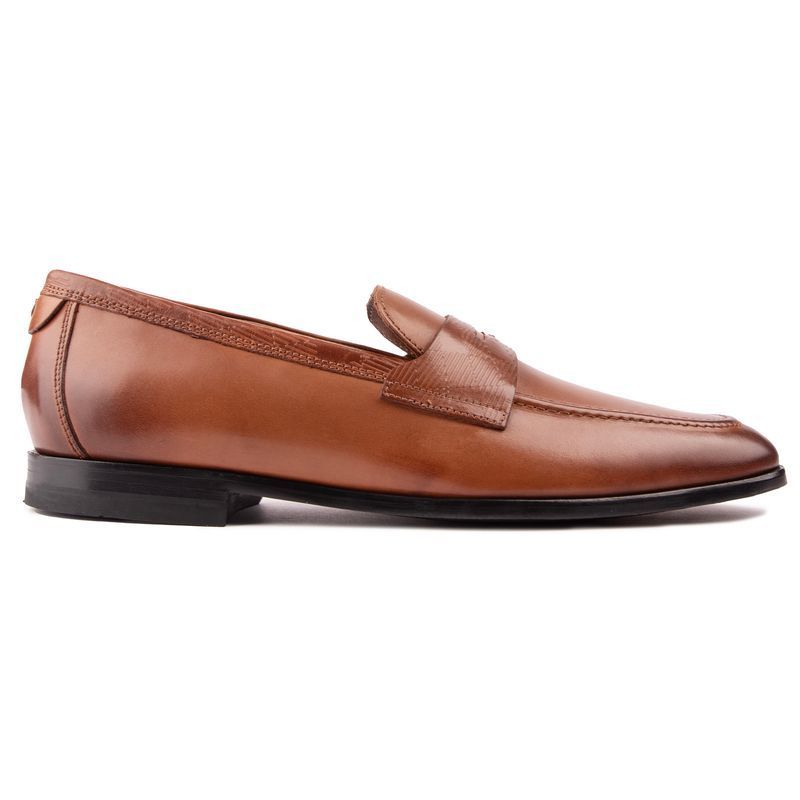 Klassischer Penny Loafer aus Leder für Herren