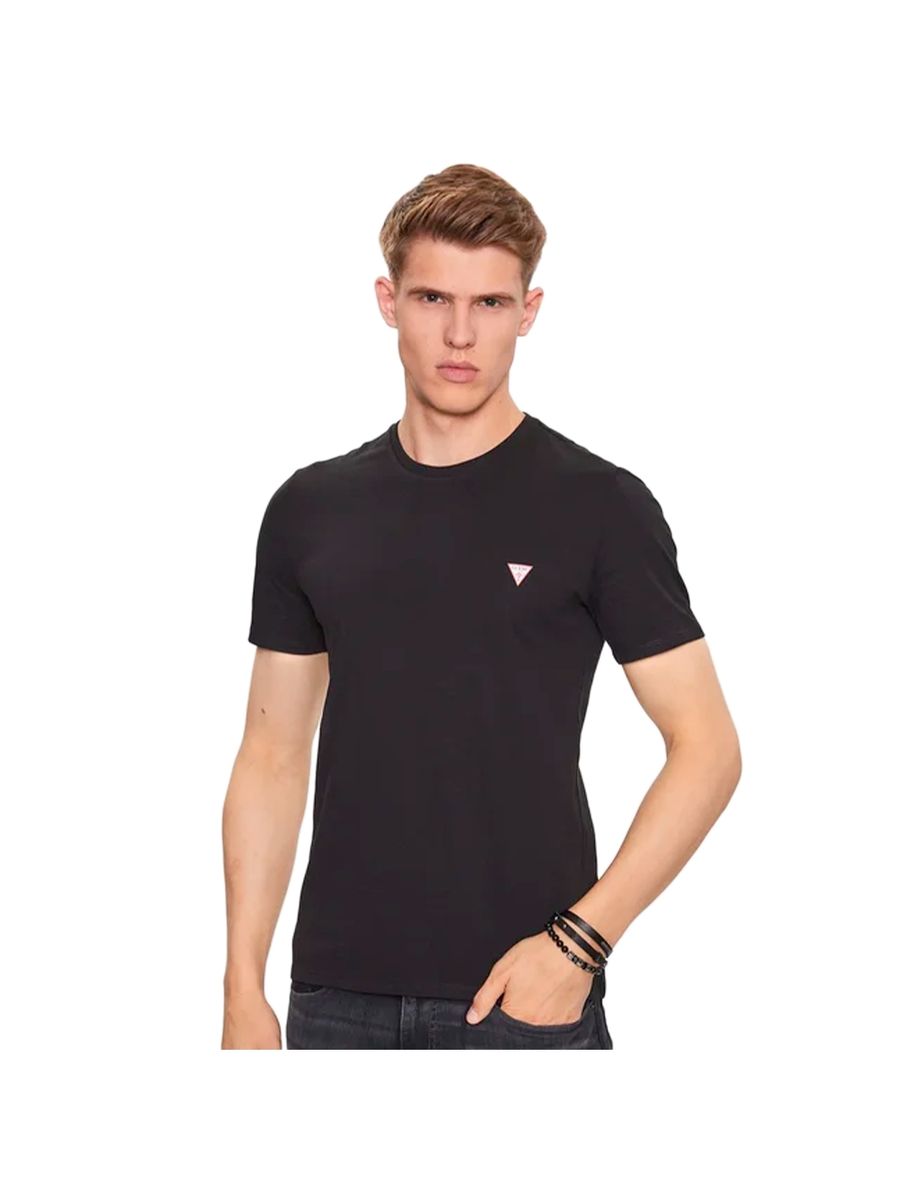 Klassisches T-Shirt mit Logo und normaler Passform