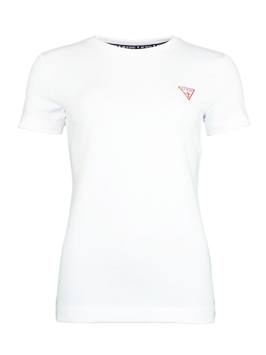 Klassisches T-Shirt mit Logo und normaler Passform