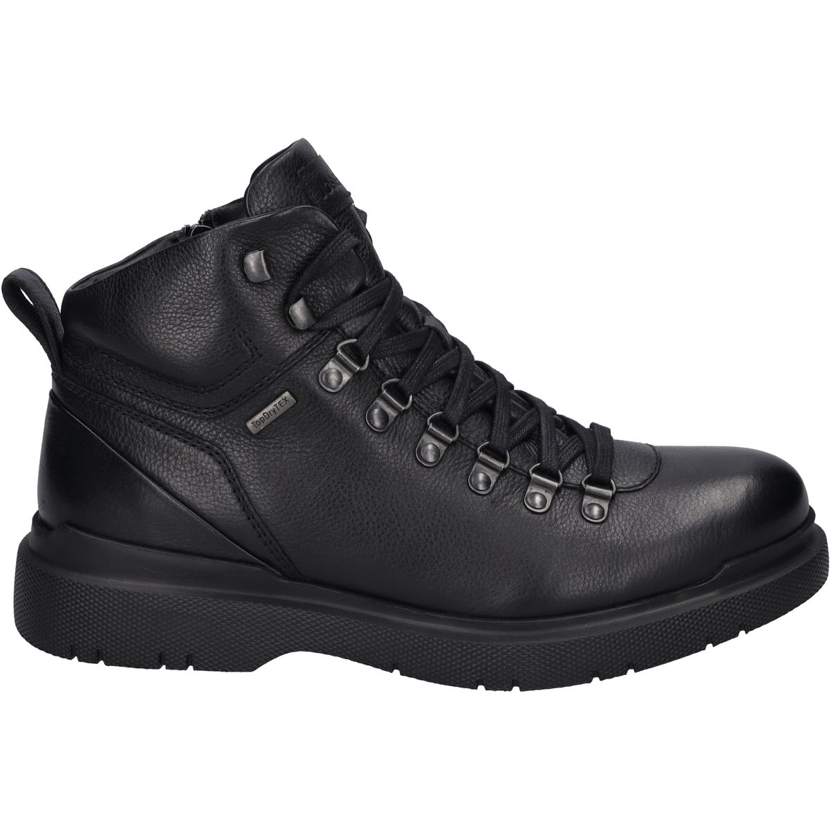 Schnürstiefelette aus Leder im Wander-Stil