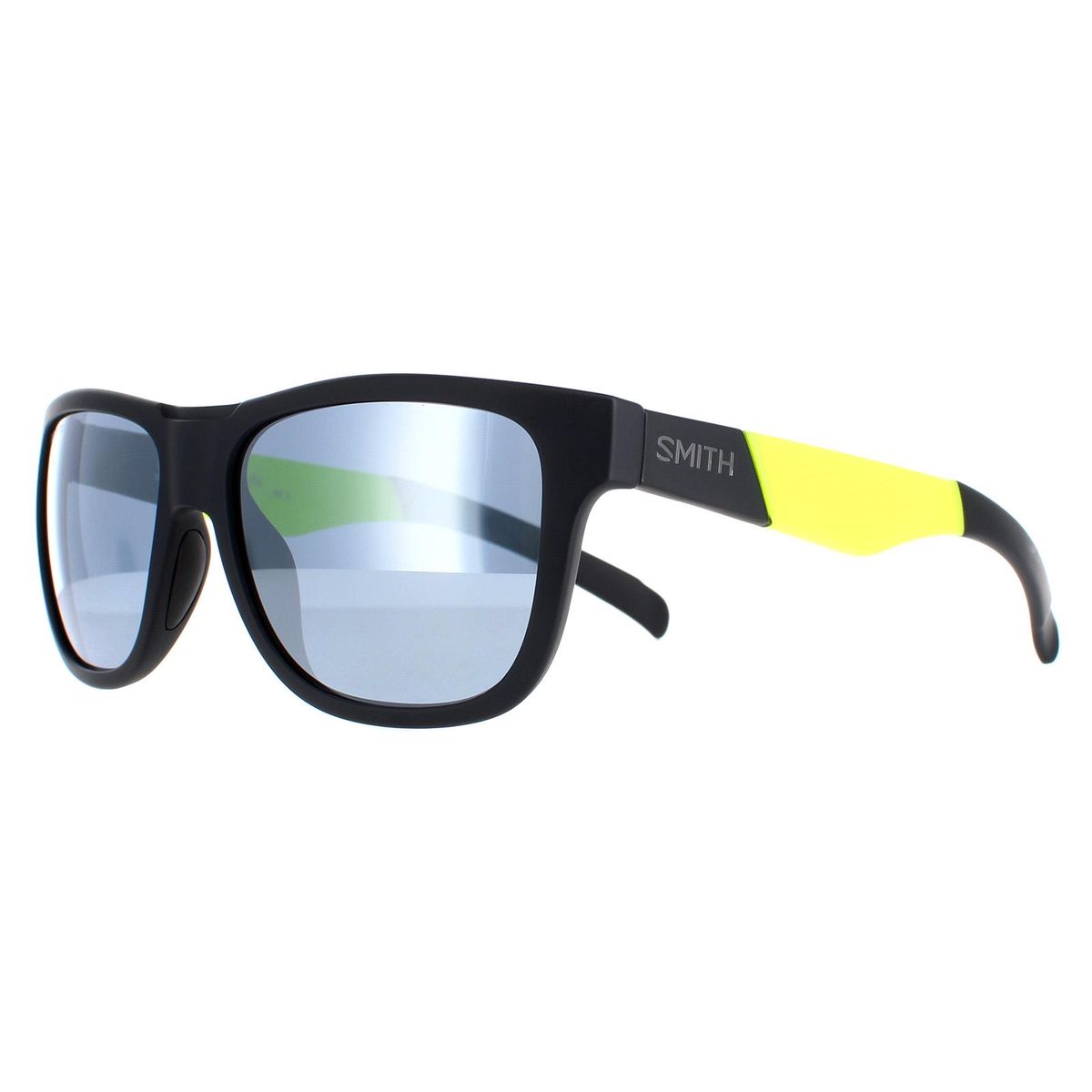 Quadratische Sonnenbrille mit verspiegelten Gläsern